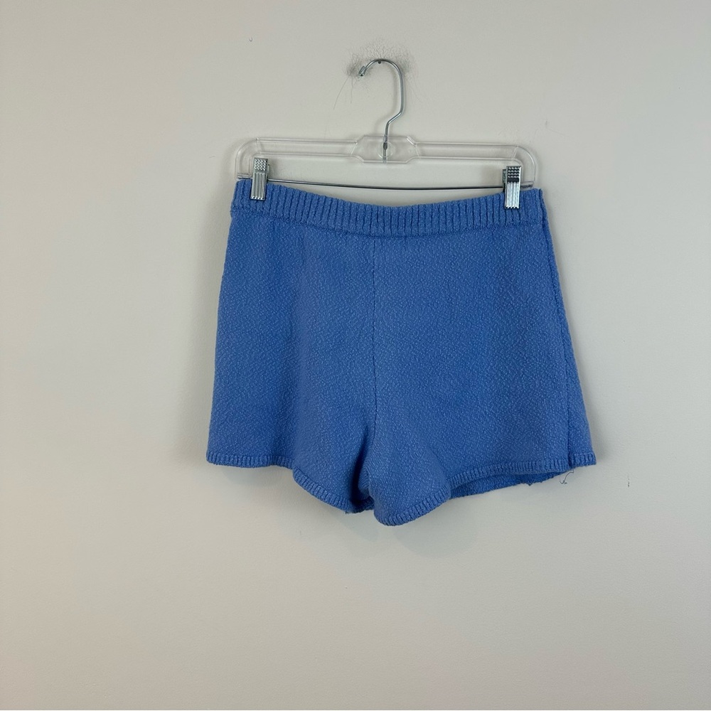 Free People Beach Blue Knit Skort Wrap Shorts Size Small Women's - Picture 4 of 4